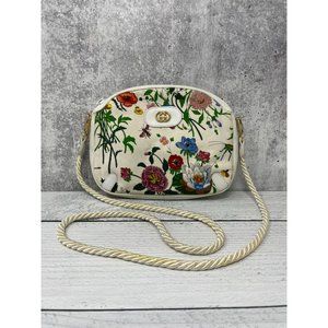 Gucci Floral Crossbody Bag Cloth 10.10